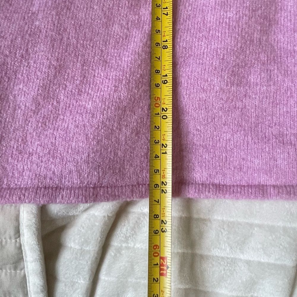 H&M Divided Pink Wool & Elastane Blend Pink “Love Around You” Sweater Size M - Picture 7 of 7